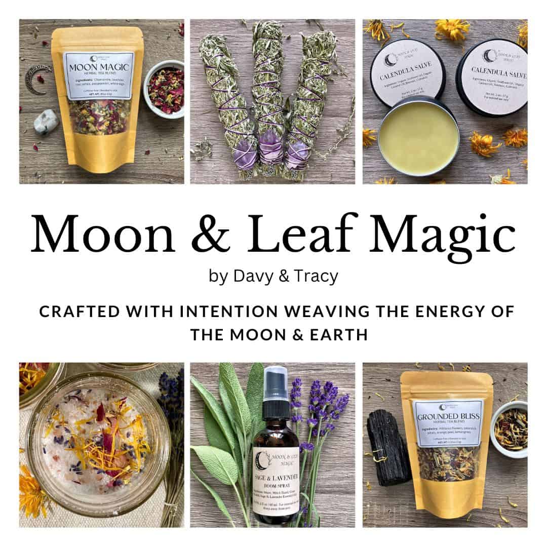 Moon & Leaf Magic - Crafted with intention weaving the energy of the Moon & Earth.